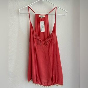 Coral tank top, Size S, Brand-Umgee(from a boutique), never worn, tags attached